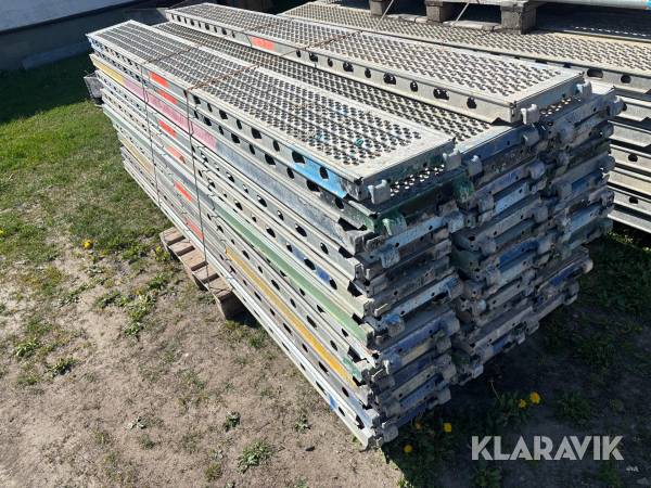 Ställningsmaterial /trall Layher 3000x320mm - Totalt 50st