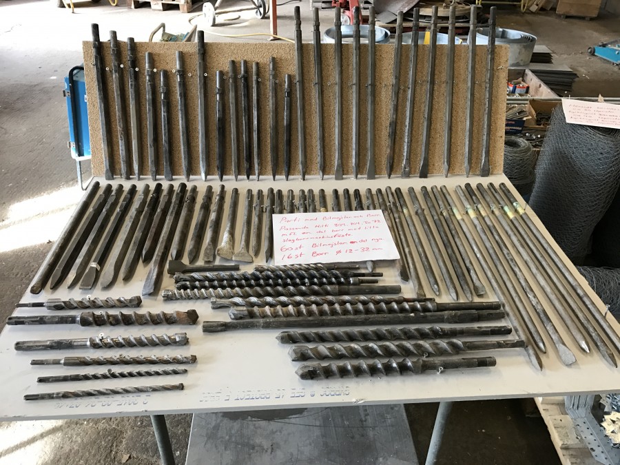 Borr och bilningsverktyg