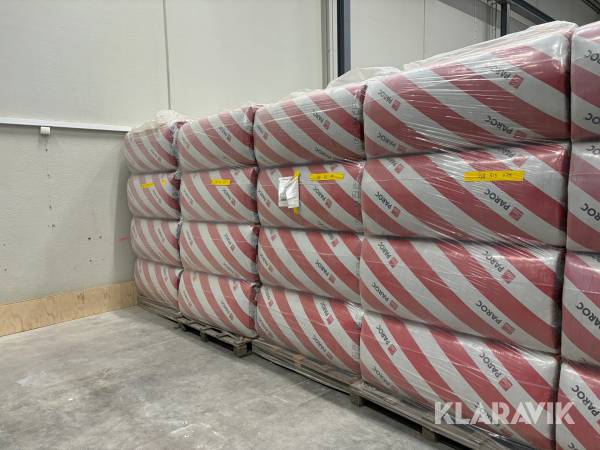 Isolering Paroc 220mm 515x1170 4 pall ca 170 m²