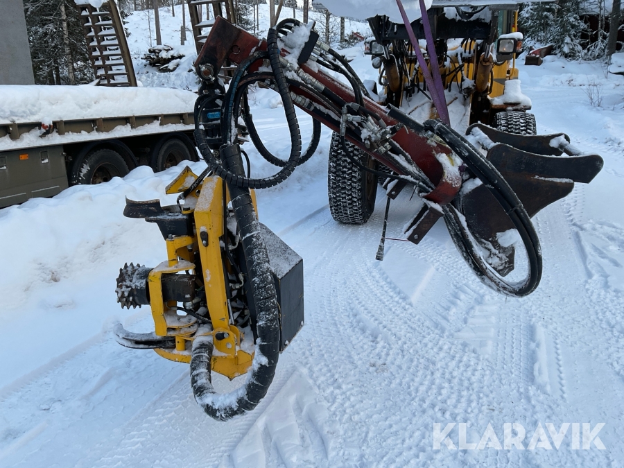 Skördaraggregat till grävmaskin NV