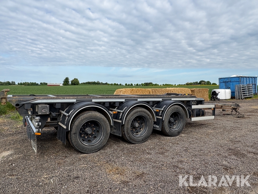 Lastväxlarkärra Nor Slep PHV-24KT 3-axlad med tipp