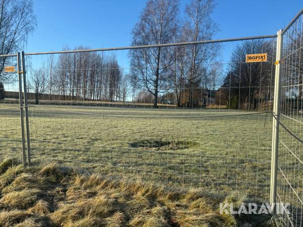 Byggstaket BGFIX 120 st + fötter och ställning