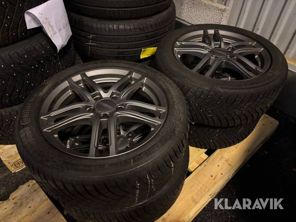 Vinterhjul Mercedes C200 Continental icecontact 3 215/50R17