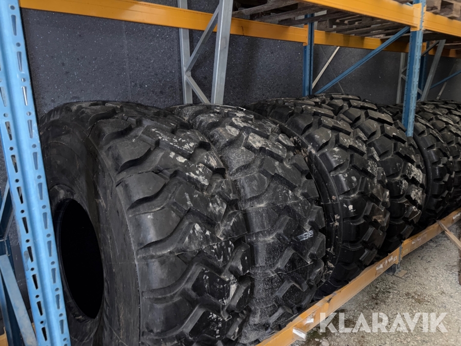 Entreprenaddäck 4st 23,5R25 Techking MATE E3L3