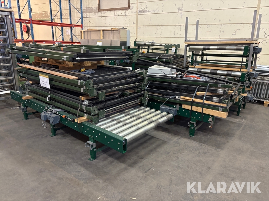 Rullbana för palletering BK F3 ca 23m
