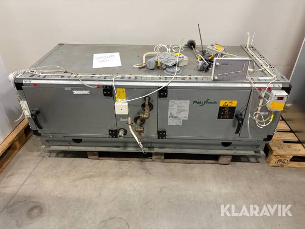 Tilluftsaggregat Ventilation Fläktwoods EUGA-11-180-8-1-1-1-0