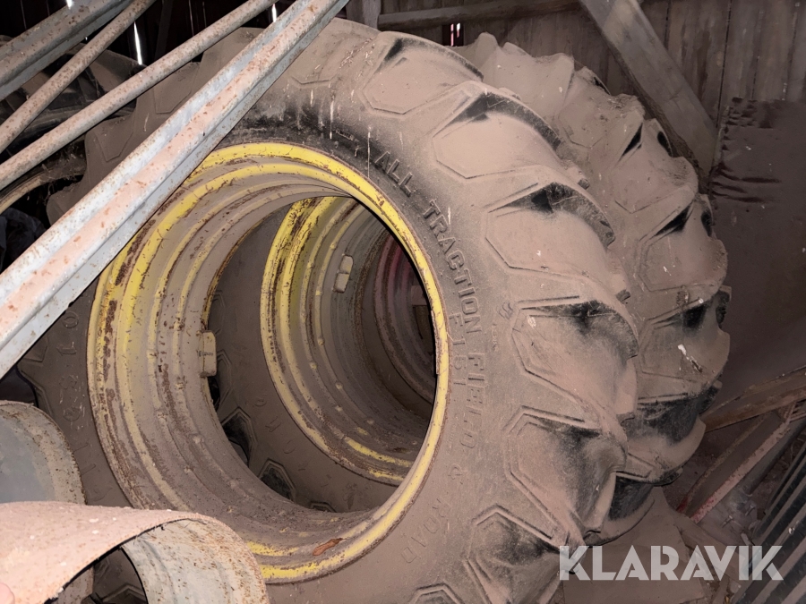 Dubbelmontage på John Deere fälgar