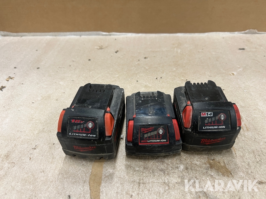 Batteri Milwaukee 18 v , 14 v