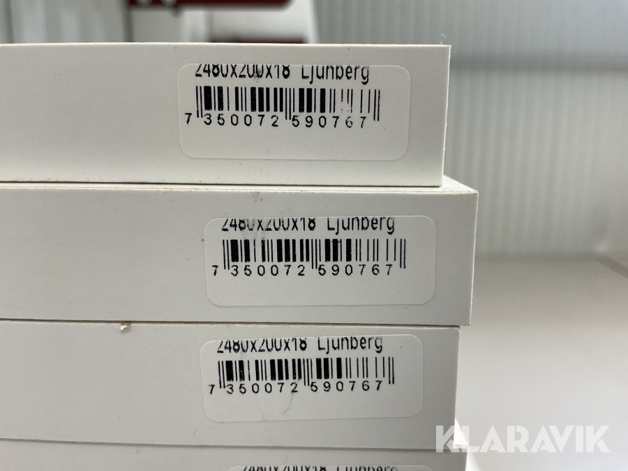 Hyllplan Ljungberg 2480x200x18 5st