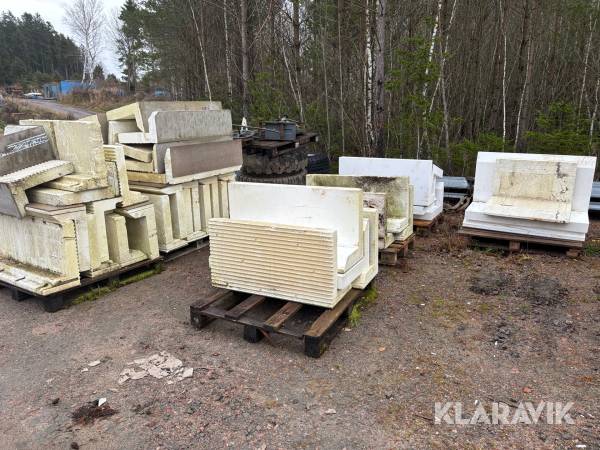 L stöd frigolit varierande mått