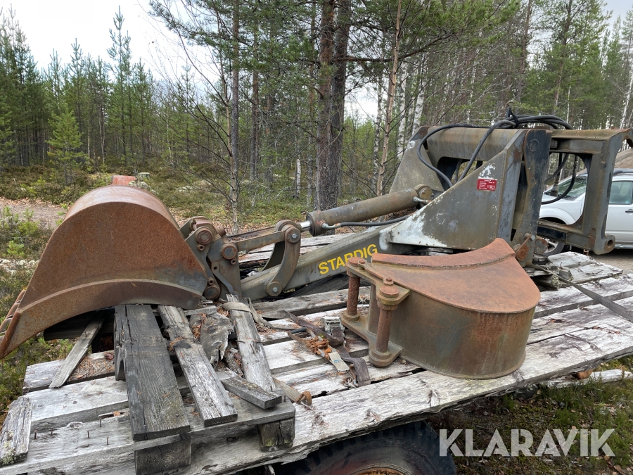 Grävaggregat till hjullastare Stardig