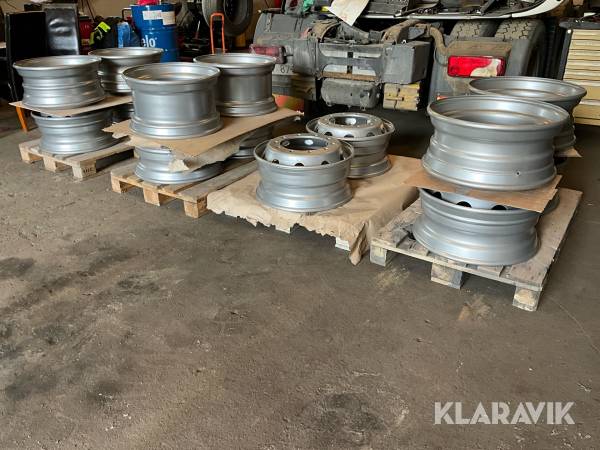 Lastbilsfälgar 14 st, 22,5X9,00 och 22,5X11,75