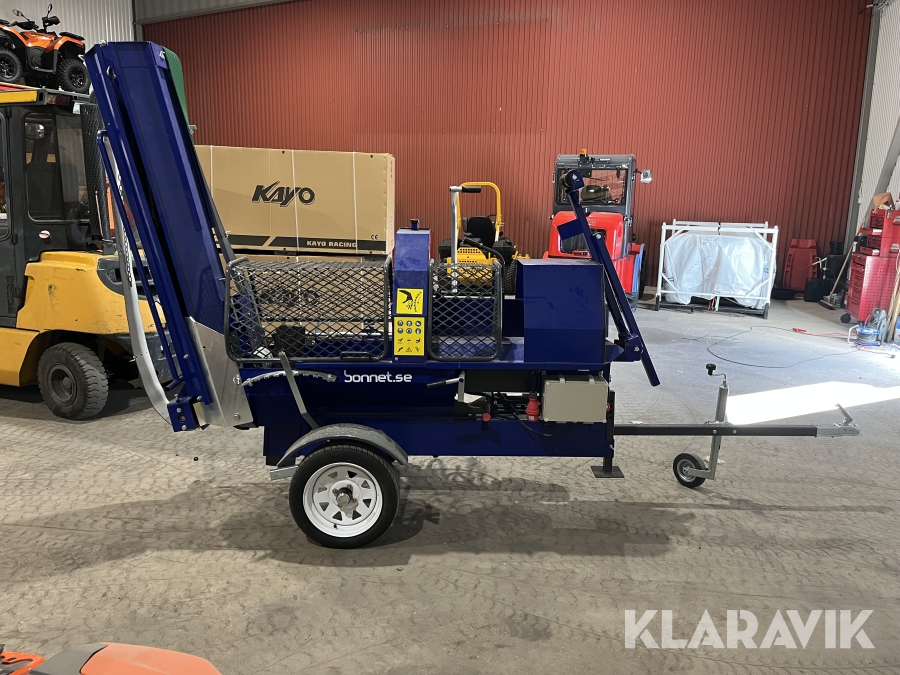 Vedmaskin Bonnet 330 El med Elevator