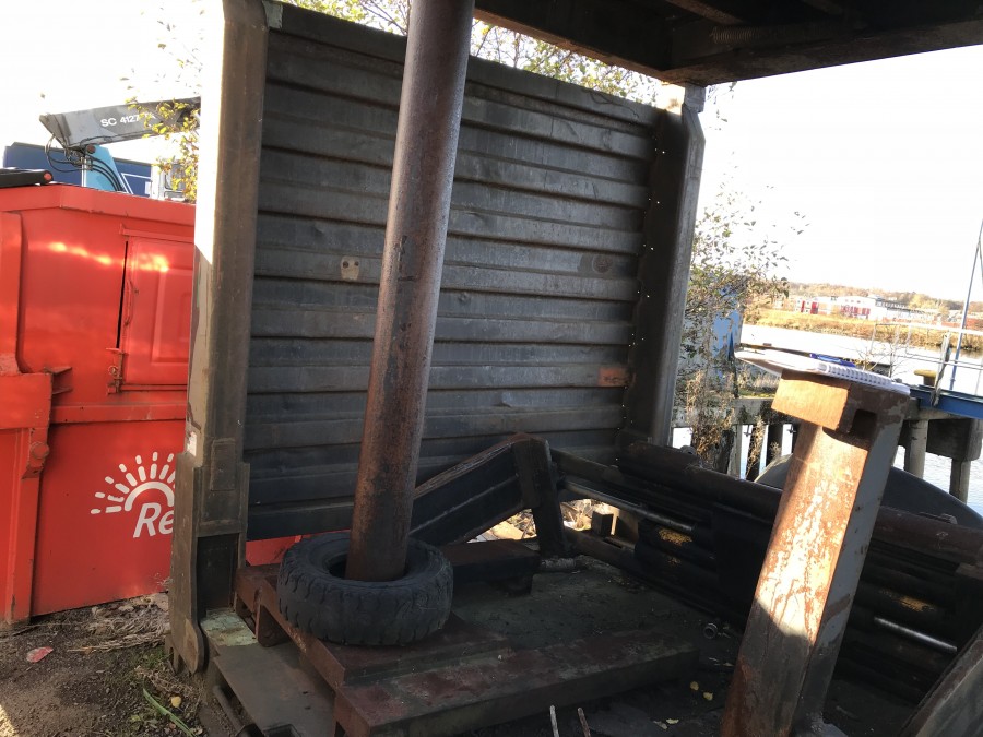 Pikbom inkl ställage för truck