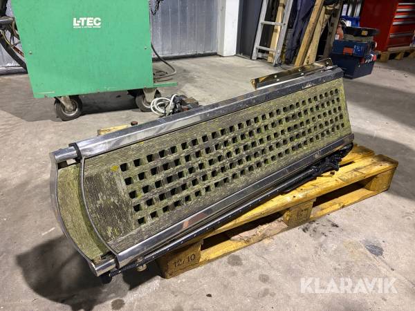 Landgång teleskopiskt Bioinox med räcke