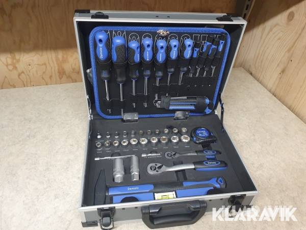 Verktygsväska med verktyg Demoto 107 delar