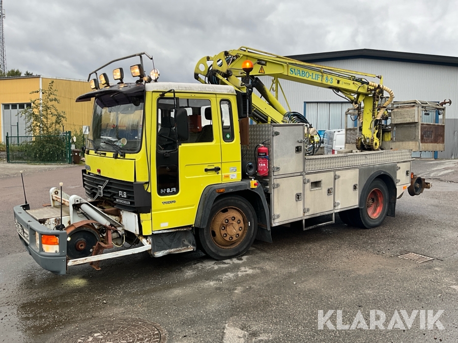 Lastbil / Lifträlsbil Volvo FL6 4x2