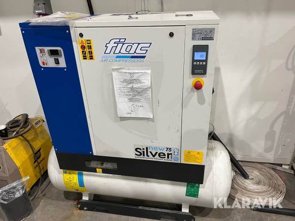 Skruvkompressor Fiac NS 7.7 270D med kyltork