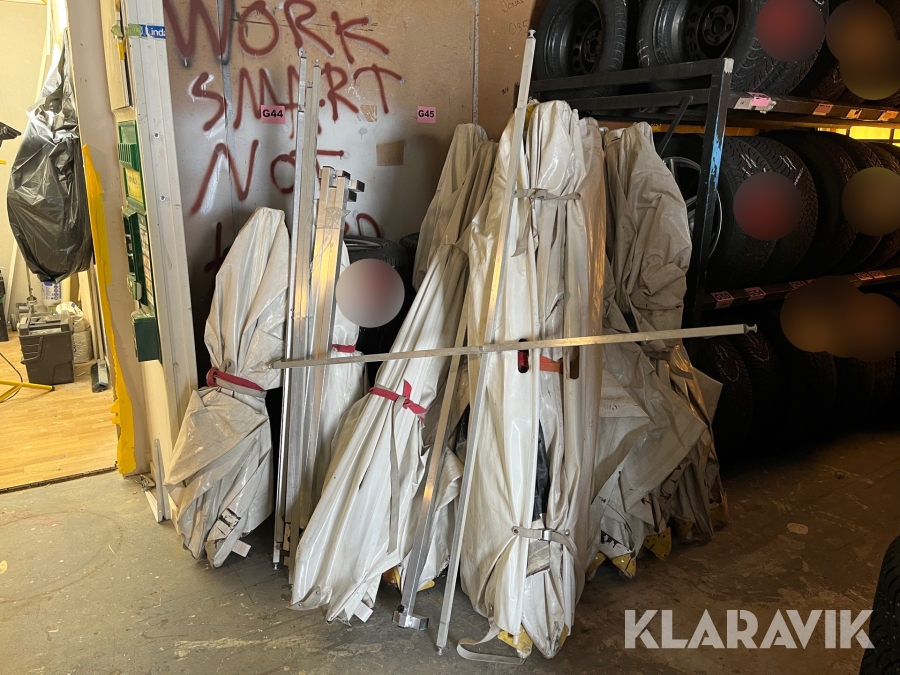 Fönsterparaplyer med tillbehör