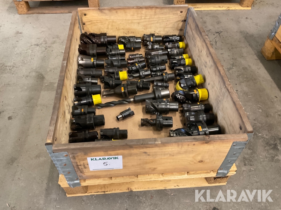 Fräskroppar Sandvik ( mestadels) med Captokoppling