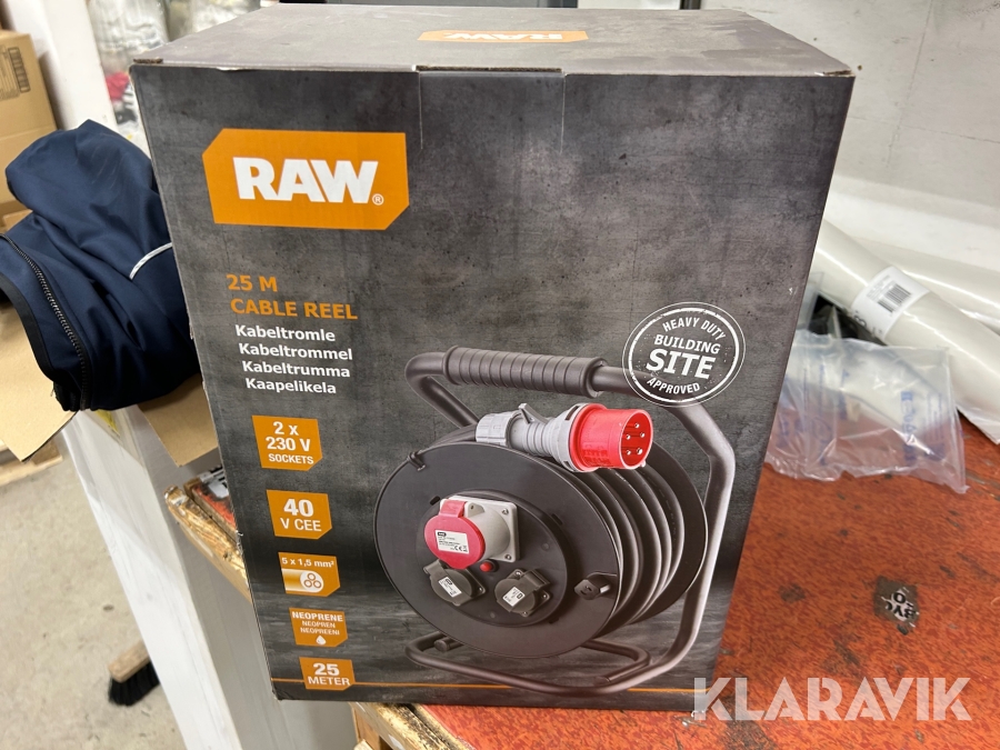 Kabeltrumma RAW 25 M