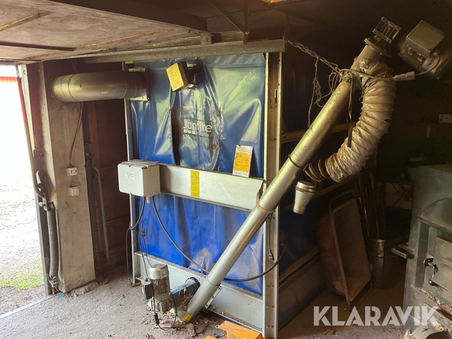 Pelletsbrännaranläggning Janfire KMP 50kW