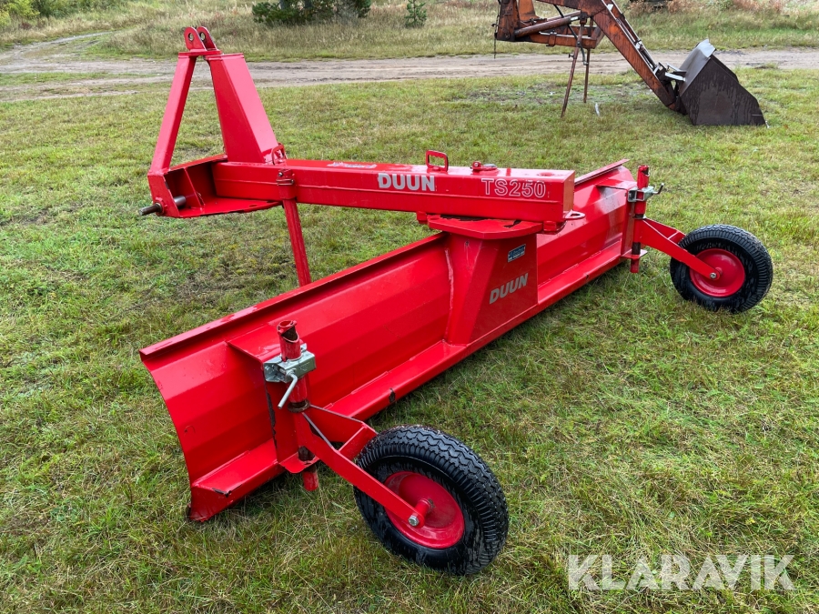 Snöblad / Schaktblad Duun TS250 trepunktsfäste
