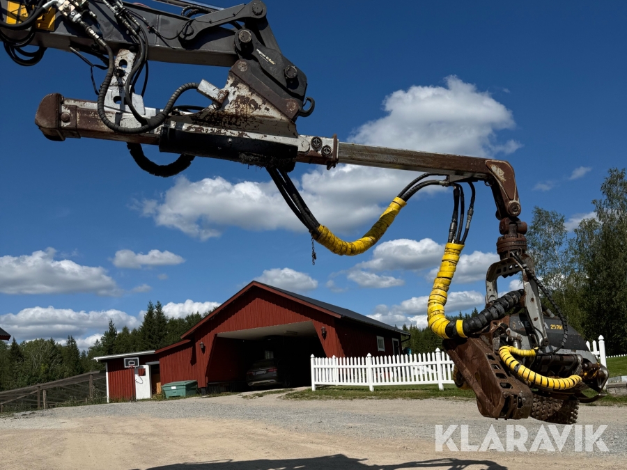 Skördaraggregat Kesla 25RH med jibb för grävmaskin