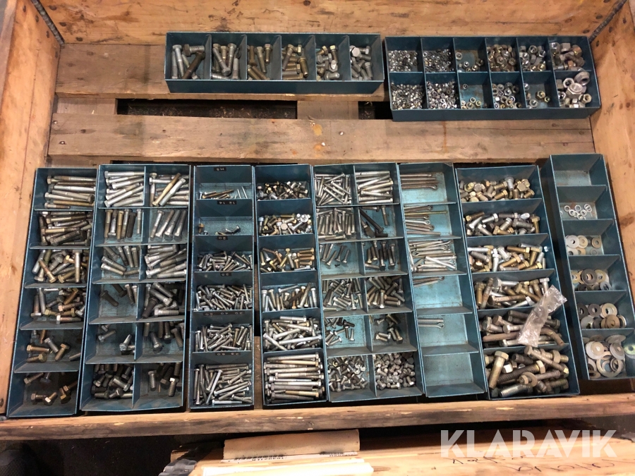 Skruv- och muttersortiment 