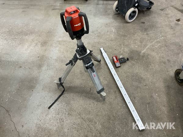 Bygglaser Hilti PR25 mottagare, stativ och sticka