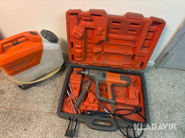 Kärnborr och vattentank Husqvarna DM 230 / WT 15