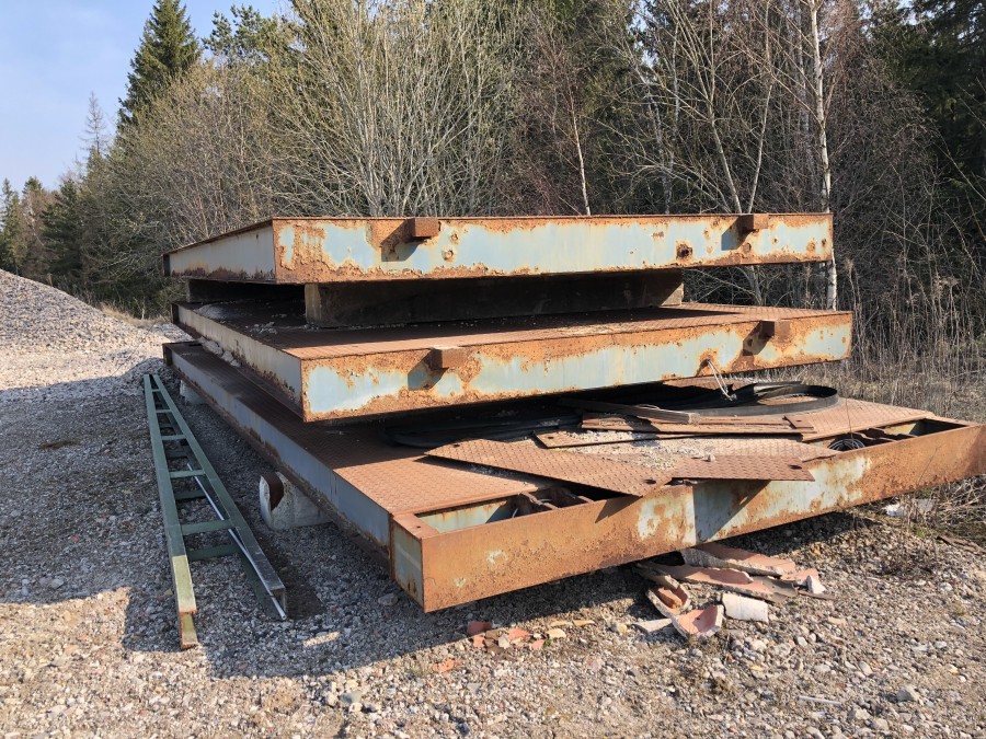 Vågplattor till ex. brobygge