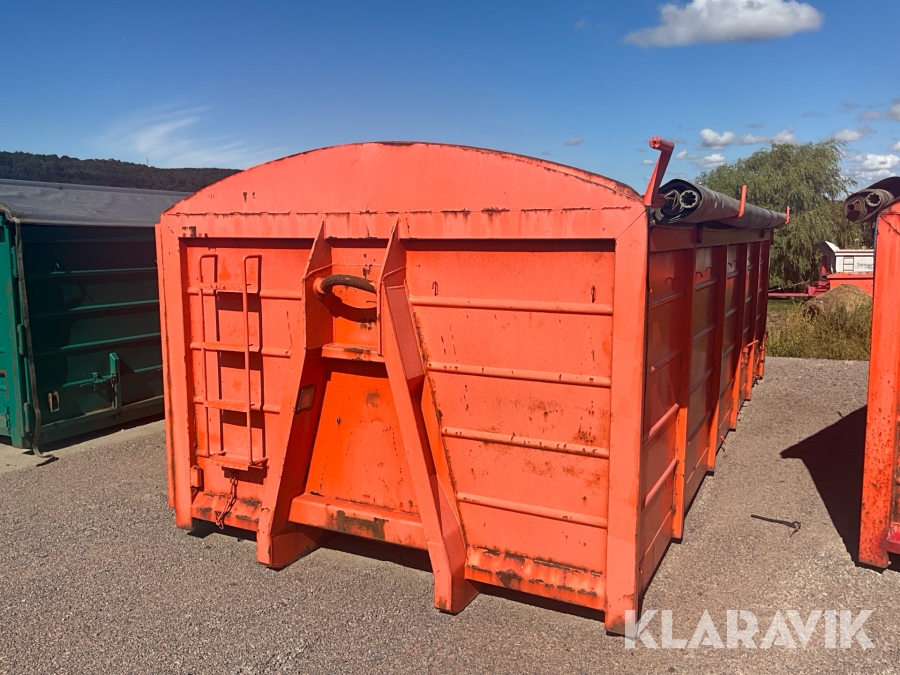 Lastväxlarflak / Spannmålsflak CMT 22 m3 med öppningsbar sida 