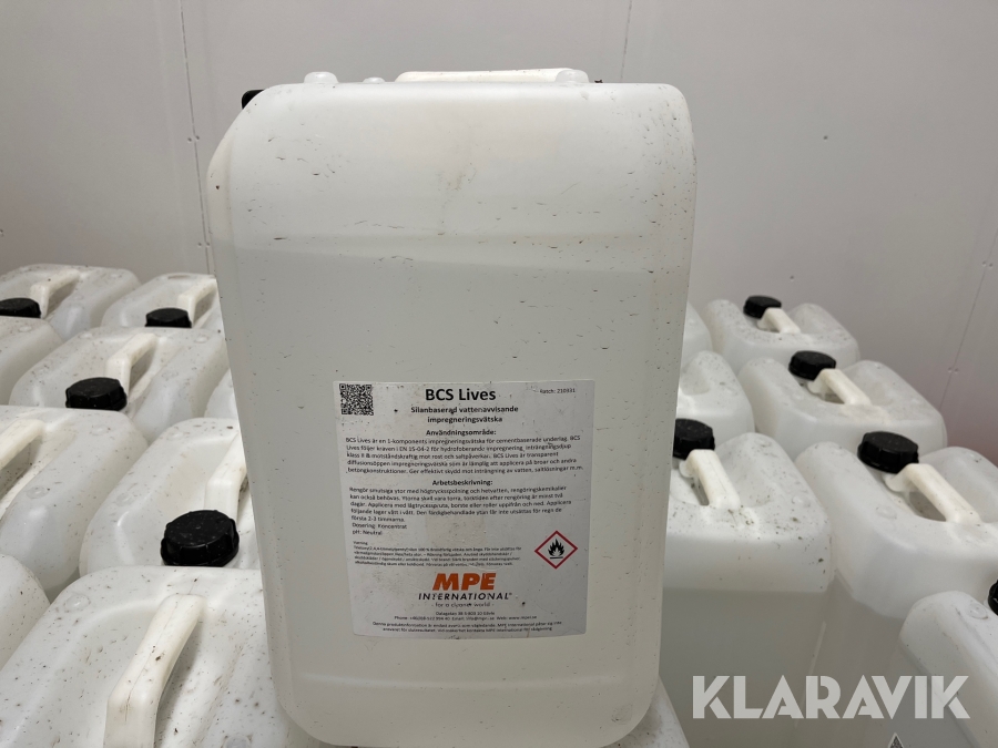 Betongimpregnering BCS LIVE 30 st