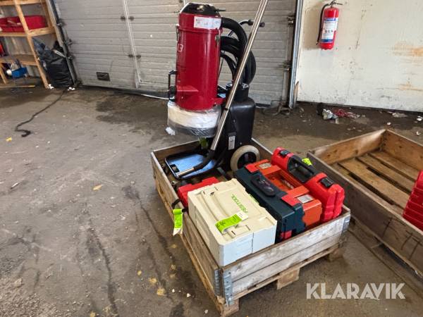 Paket med olika byggmaskiner 6st