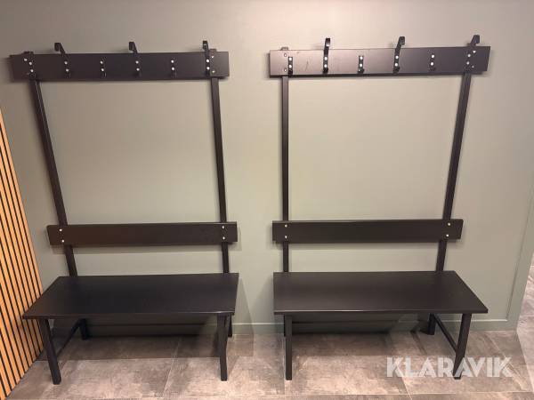 Omklädningsbänk Mio Public 9st