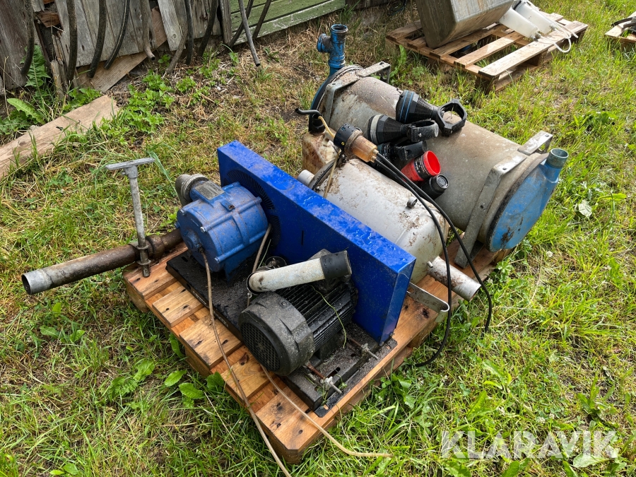 Vakuumpump DeLaval VP76 för mjölkanläggning