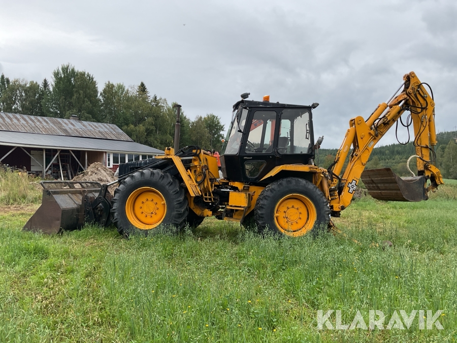 Grävlastare Hymas TM9 med redskap