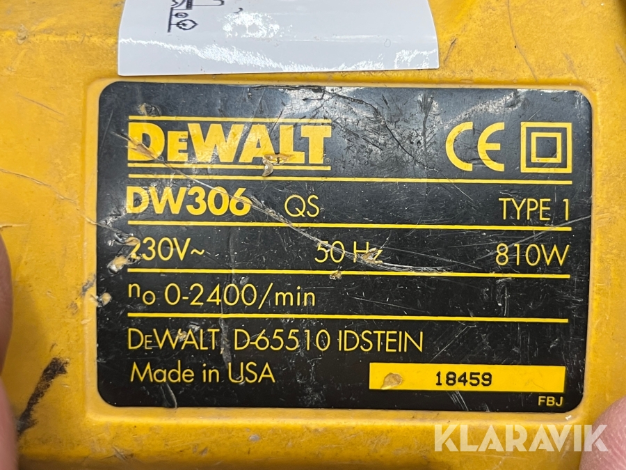 Klyv bordss g p stativ DeWalt Norrk ping Klaravik aukti