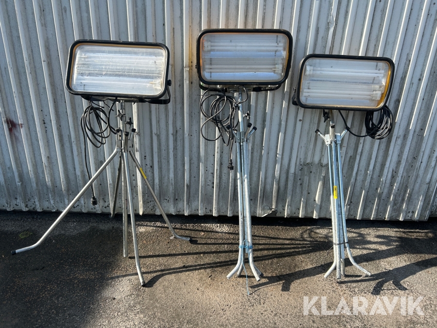 Bygglampor Magnum 3st