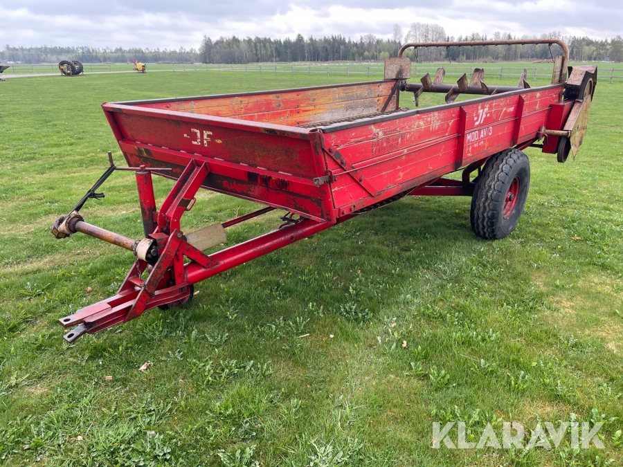 Gödselspridare/Kombivagn JF AV3