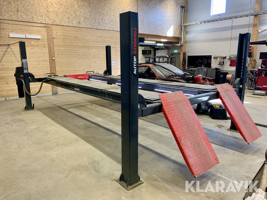 Fyrpelarlyft Stenhöj Major 2.0 5531-55 WL med fyrhjulsinställning