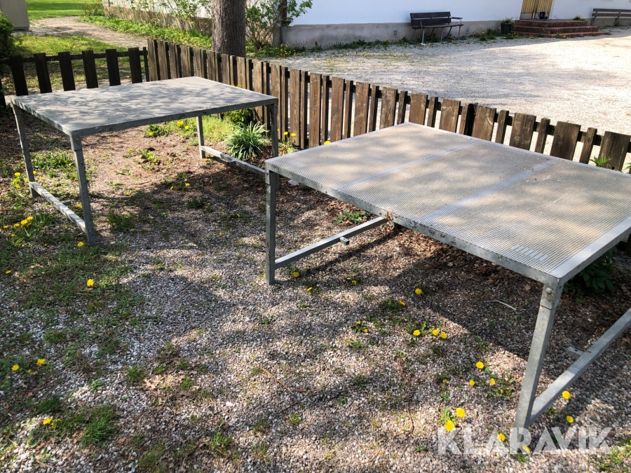 Galvade avlastningsbord   hopfällbara