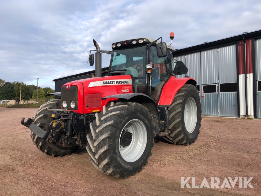 Traktor Massey Ferguson 7480-4 Dyna-VT med frontlyft
