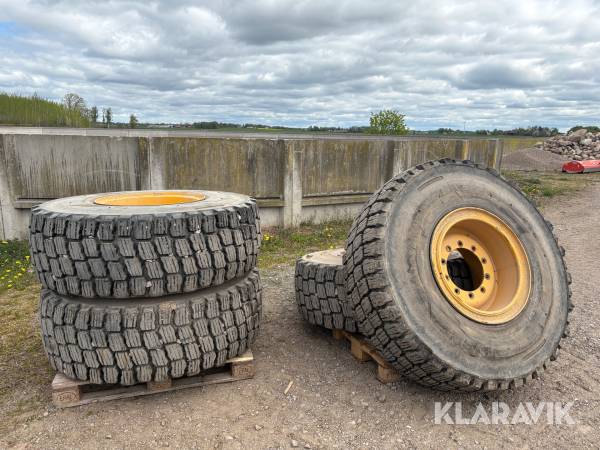 Däck på fälg 20.5R25(455 4st