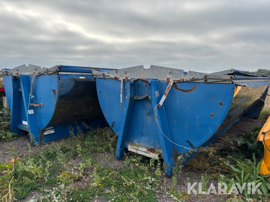 Asfaltsflak GMM af13 två stycken med kapell