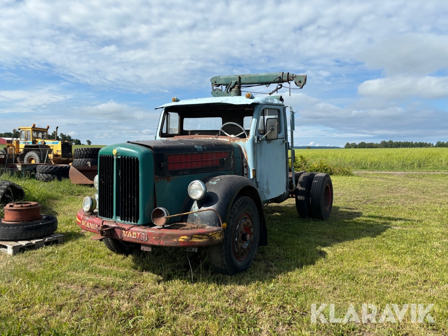 Lastbil Scania Vabis L63 E AVK, Vadstena, Klaravik auktioner