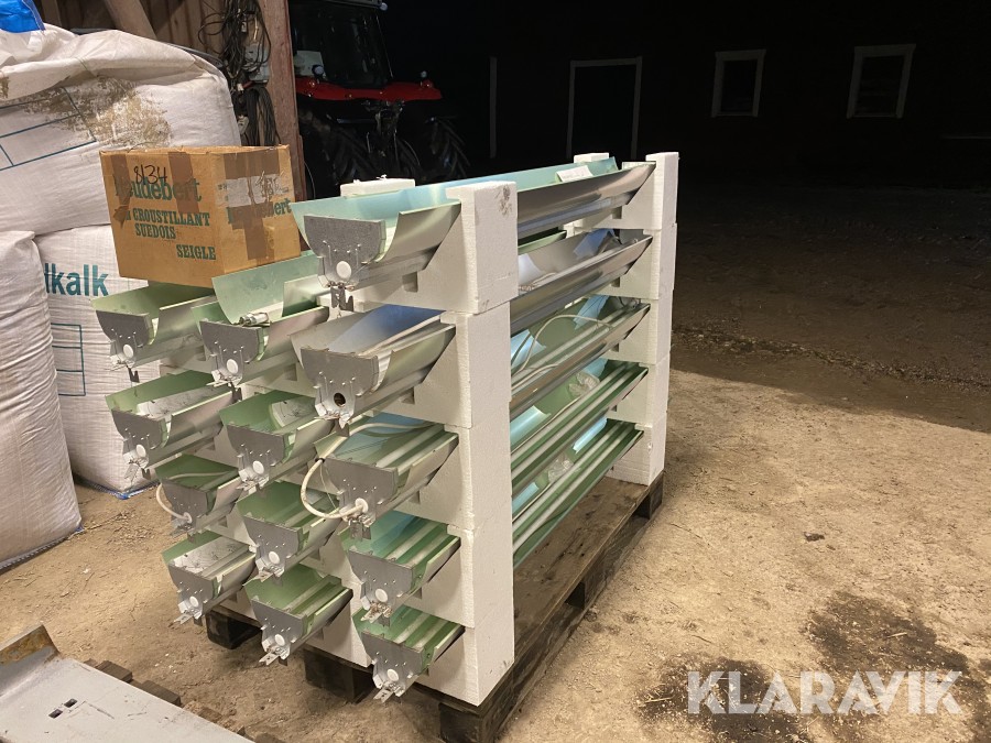 Lysrörsarmatur Fagerhult Inducon parti 13st