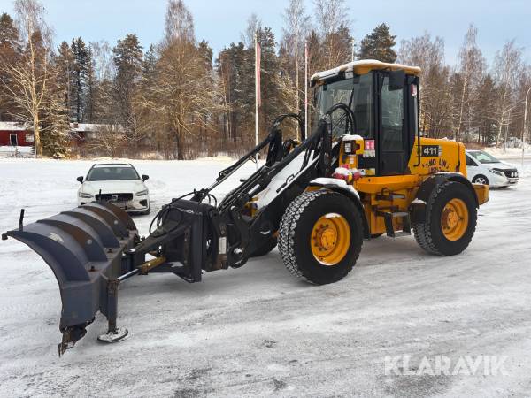 Hjullastare JCB 411HT med redskap