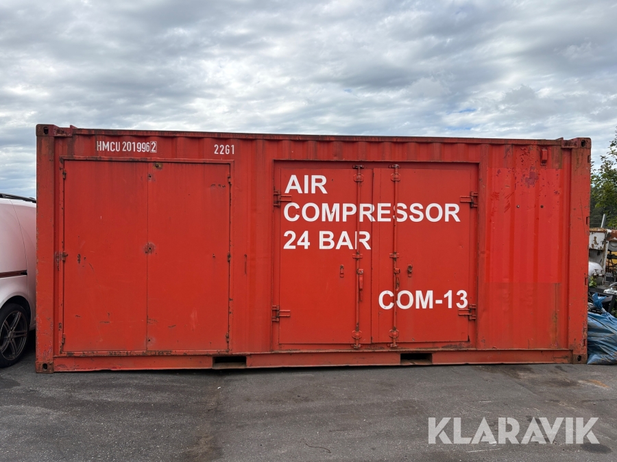 Kompressor Ingelsoll-Rand XHP 900 med 20 fots container